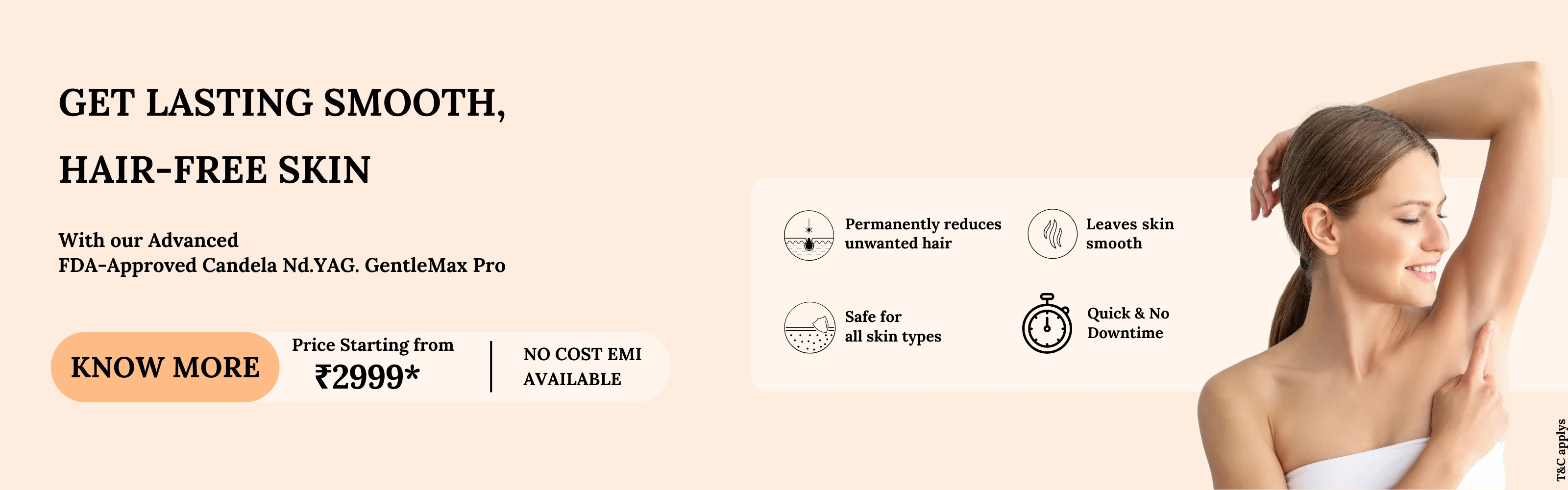 Get listing hair free skin at facelit clinic