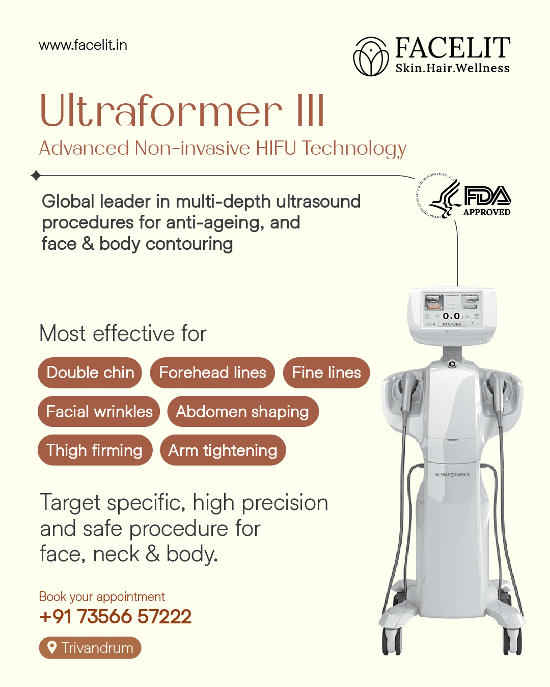 Best HIFU Treatment for Face Lifting and Skin Tightening