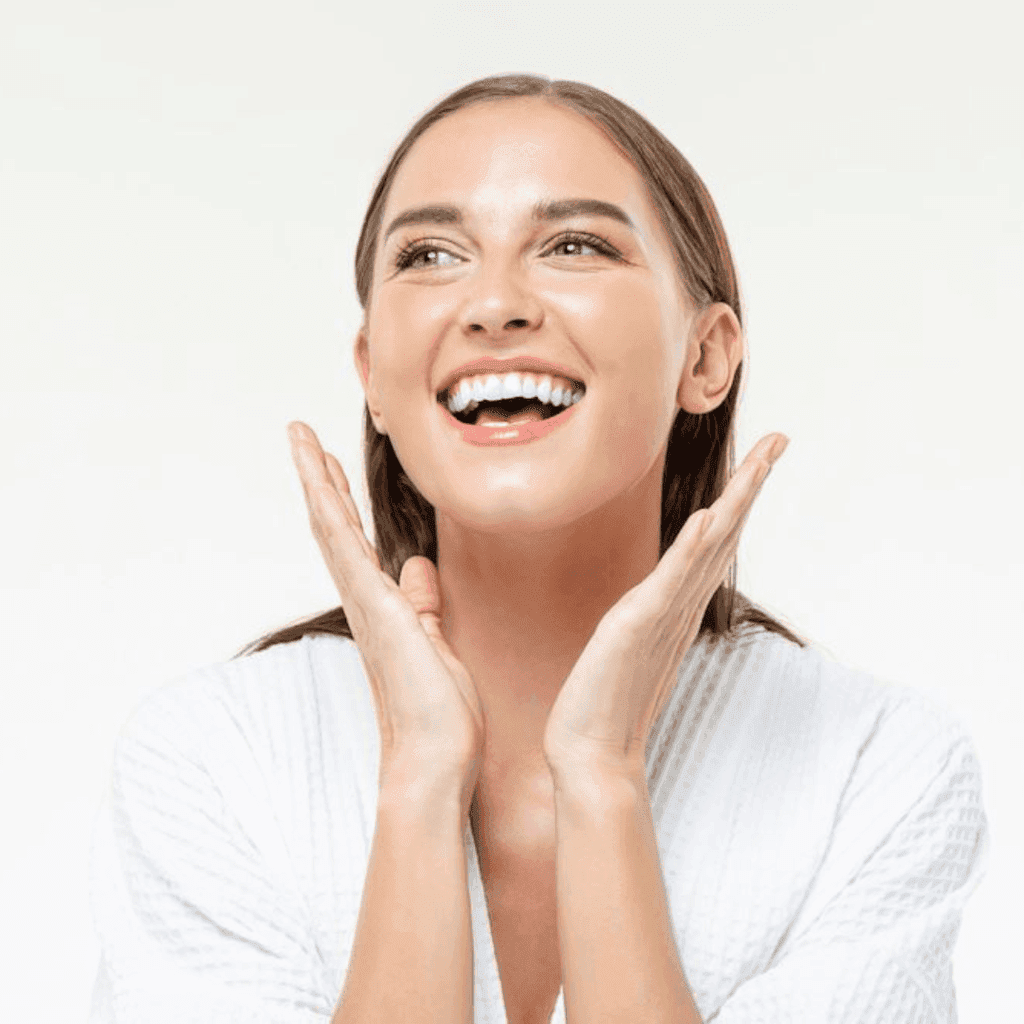 Refreshes and Rejuvenates Skin on women face Hydrafacial Treatment