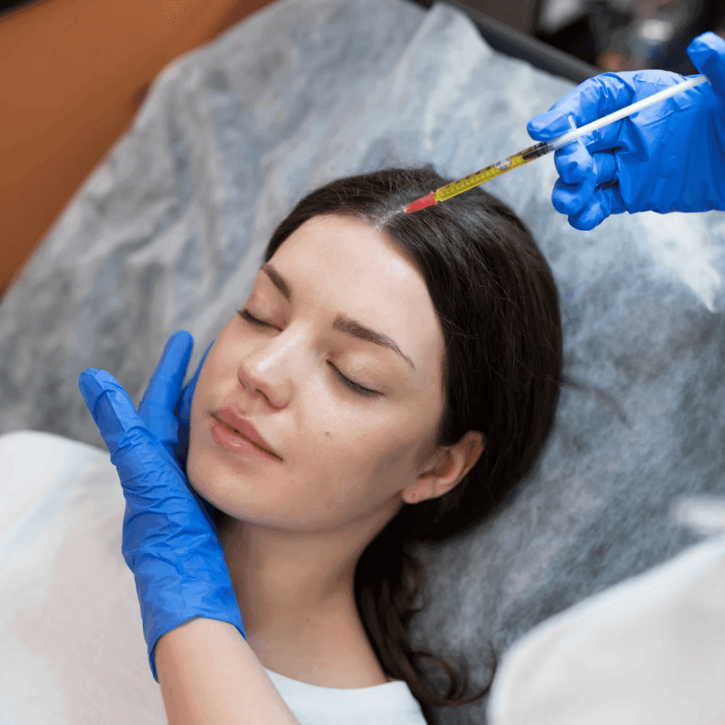 hair loss treatment give at facelit clinic