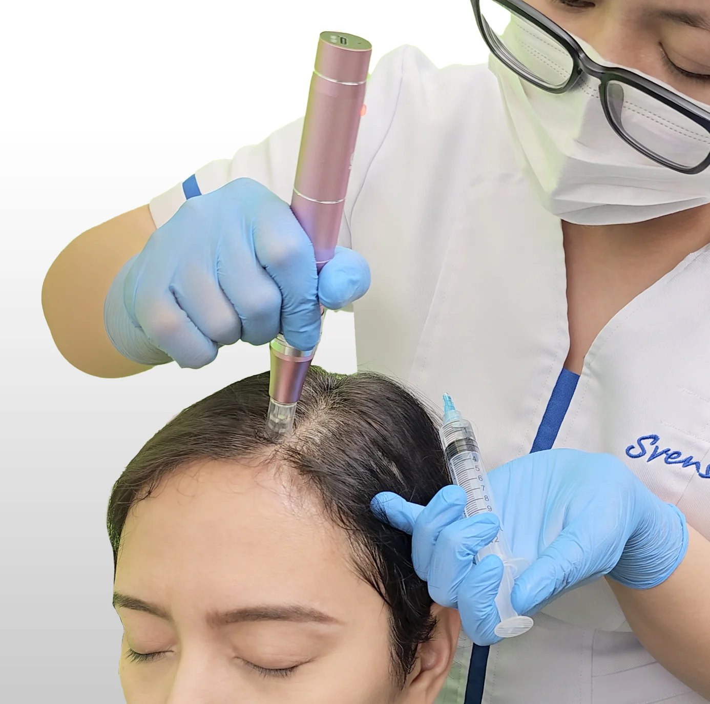 hair treatment done at facelit clinic